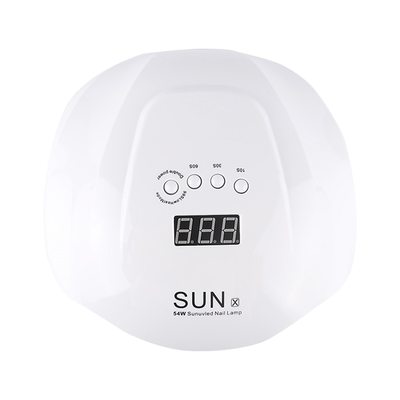 SUN X Máquina de lámpara secadora de uñas de 54W LED UV con sensor automático