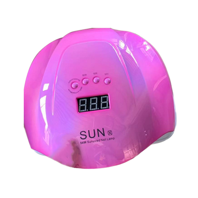 54W Lámparas secadoras de uñas UV/LED de color holográfico