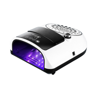  Lámpara de uñas LED UV y máquina recolectora de polvo de uñas de 126W 2 en 1