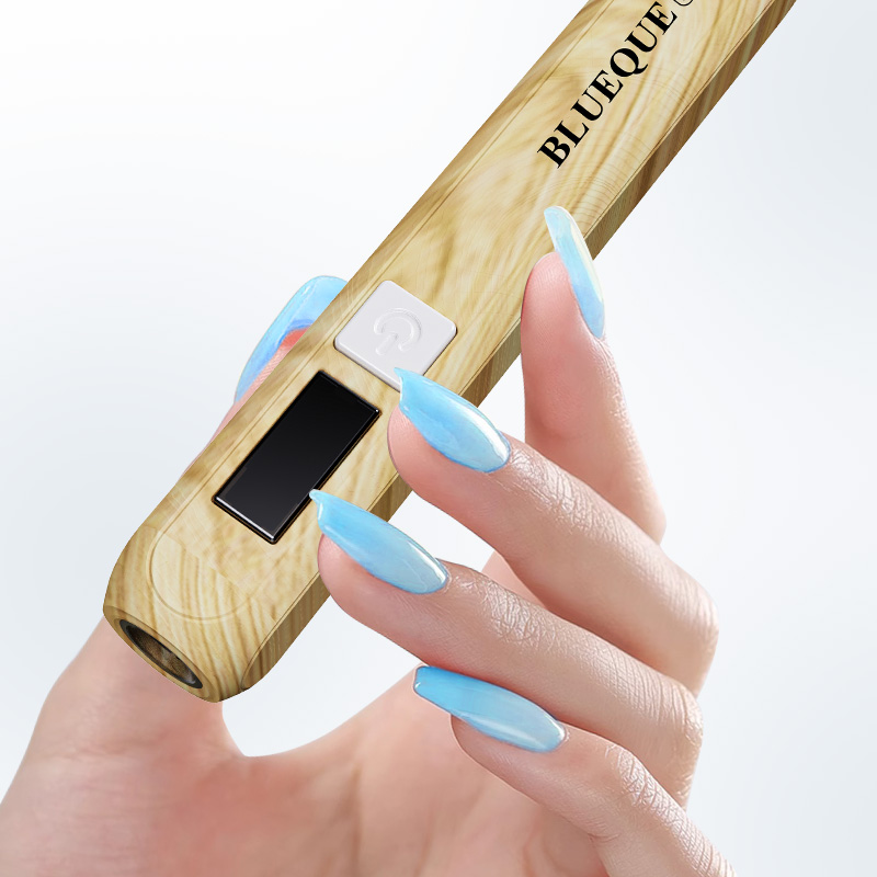 Lámpara de uñas portátil de curado rápido de grano de madera Mini3