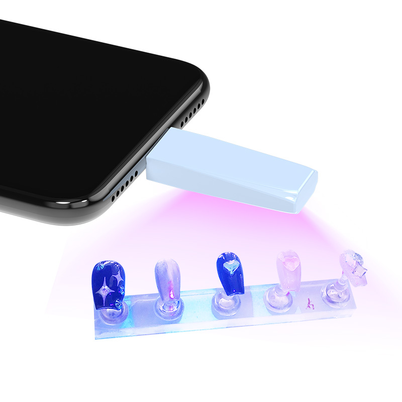 Luz de uñas mini USB portátil